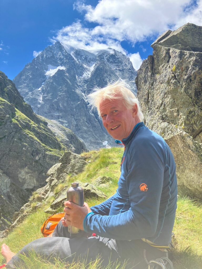 Dominique De Staercke en montagne